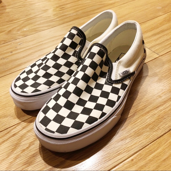 Vans Shoes - Classic Checkered Slip-Ons - Vans